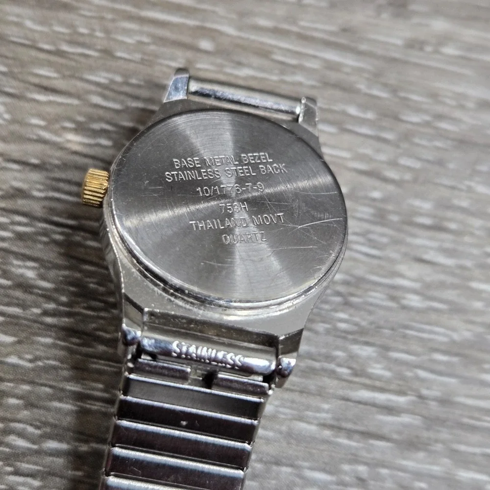Anne Klein‎ II Two Tone Stainless Steel Women's Round Quartz Watch  6.5